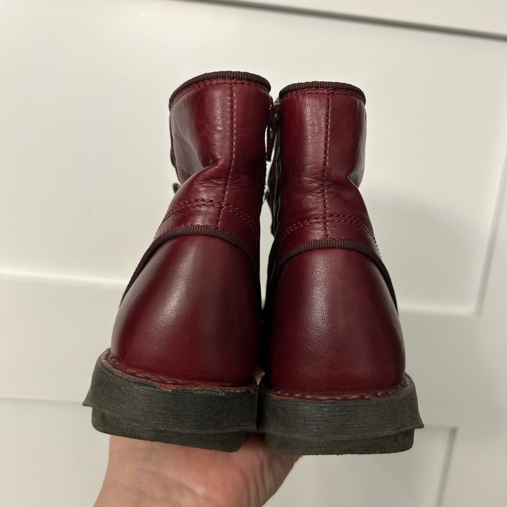 Miz Mooz Pumpkin Boots Bordeaux Size 41 - Picture 6 of 12